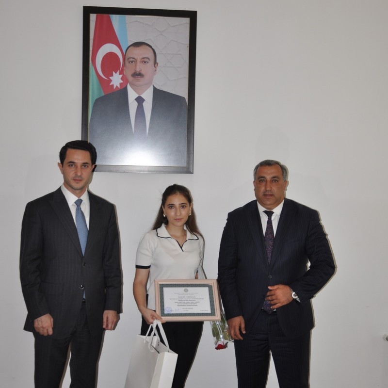 Quba-Xaçmaz Regional Təhsil İdarəsinin müdiri Coşqun Əliyev Şabran rayonunda görüş keçirmişdir