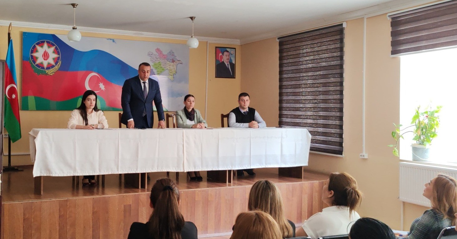 Şabran rayonu üzrə təhsil sektoru tərəfindən ümumi təhsil müəssisələrinin pedaqoji kollektivləri ilə görüş keçirilmişdir.