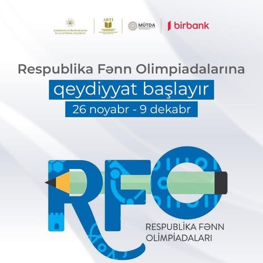 Respublika Fənn Olimpiadalarına qeydiyyat başlayıb