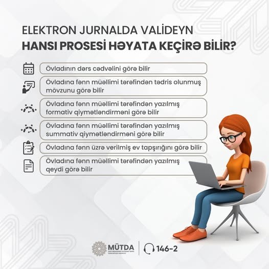 Elektron jurnalın valideyn üçün üstünlükləri nələrdir?