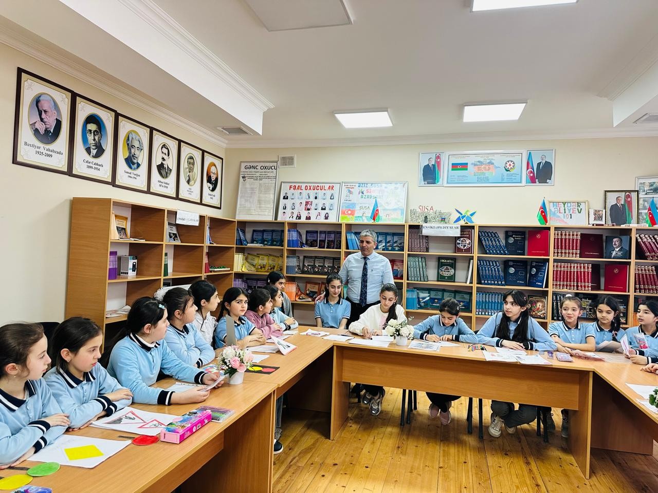 Yol hərəkəti qaydalarına dair maarifləndirici tədbir keçirilmişdir.