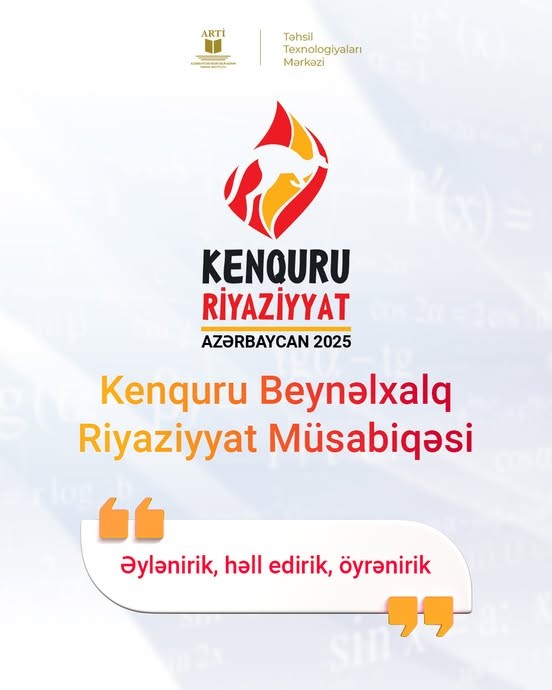 Kenquru Beynəlxalq Riyaziyyat Müsabiqəsini tanıyaq.