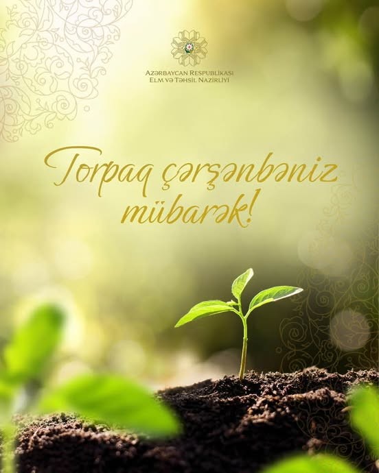Torpaq çərşənbəniz mübarək!