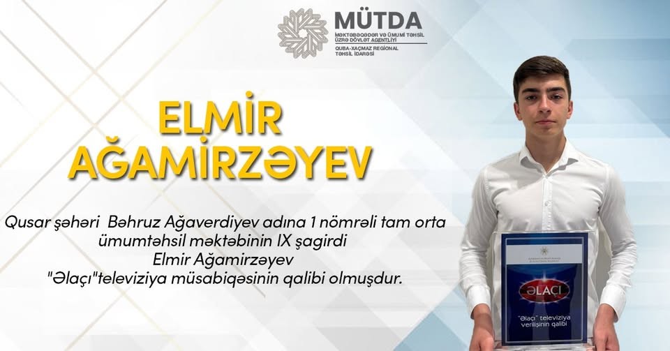 “Əlaçı” televiziya müsabiqəsinin qalibi oldu