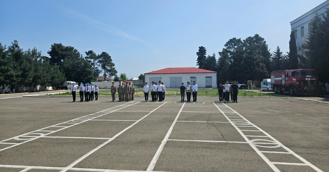 “Gənc xilasedici və yanğınsöndürən” yarışlarının zona birinciliyi keçirilib