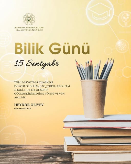 Bilik Gününüz mübarək!