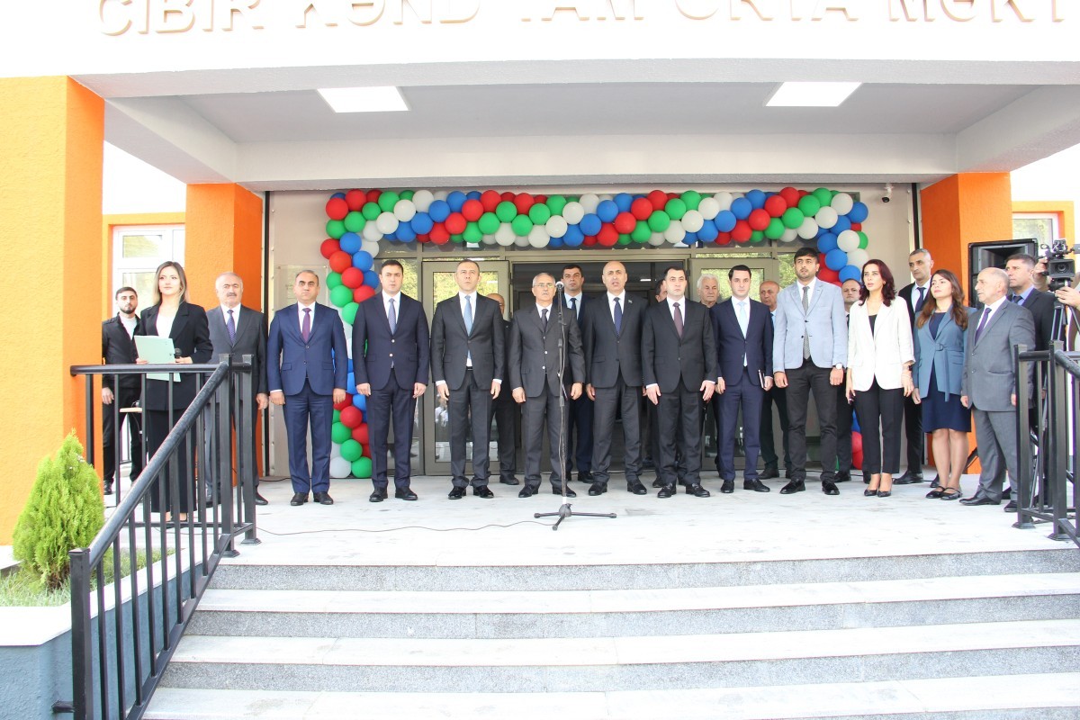 Qusar rayonunun Cibir kəndində yeni məktəb binası istifadəyə verildi