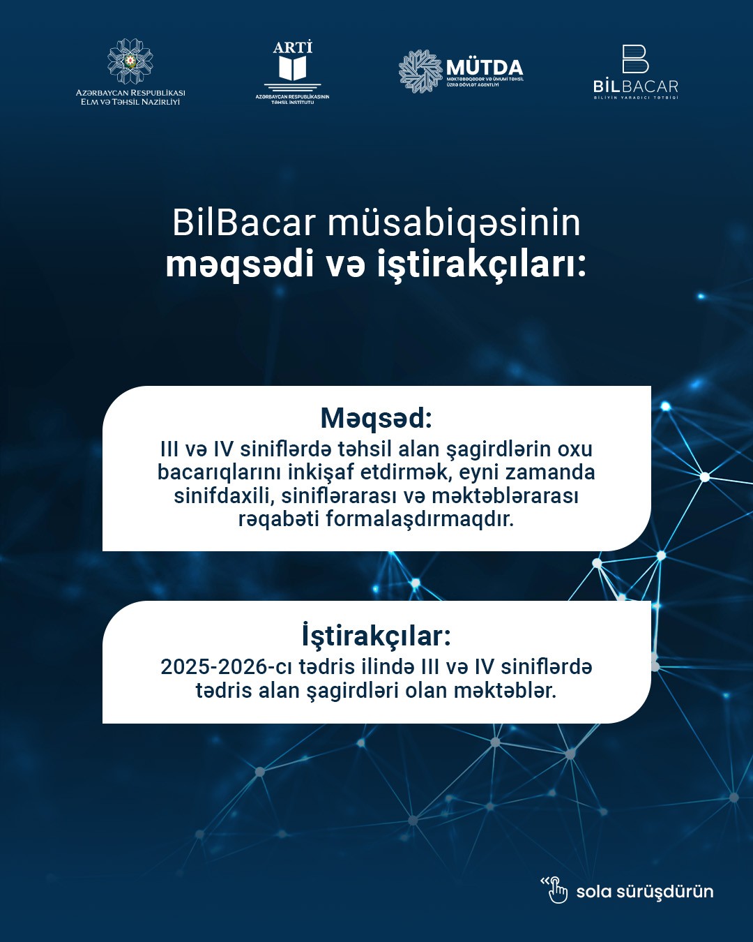 BilBacar müsabiqəsinin qaydalarını təqdim edirik.