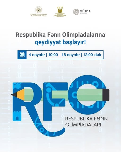 Respublika Fənn Olimpiadalarına qeydiyyat başlayır!