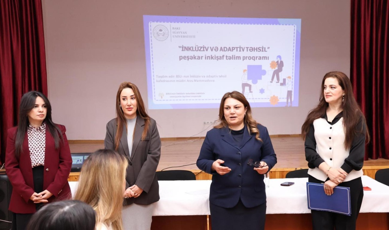“İnklüziv və adaptiv təhsil” mövzusunda növbəti təlim təşkil edib